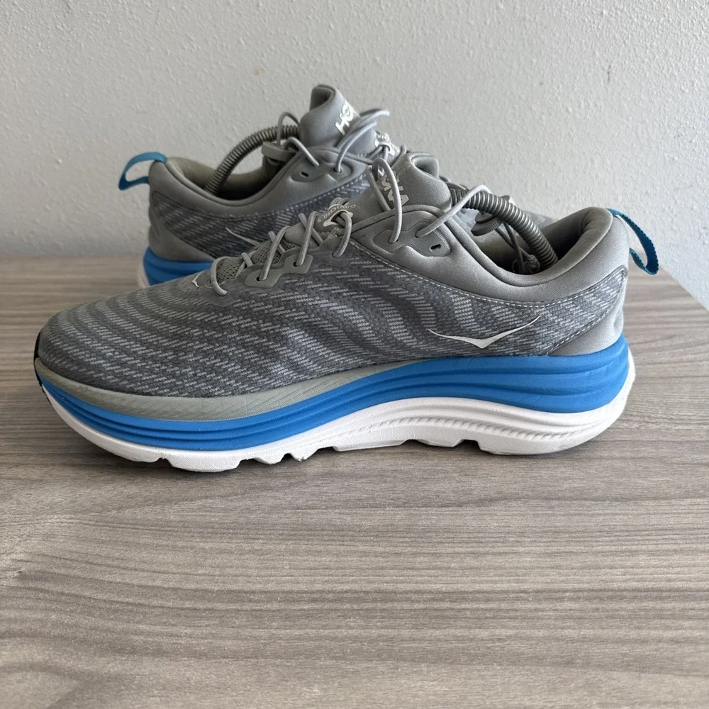 Hoka 1134234 LDVB  Gaviota 5 Harbor Mist Blue Glass Shoes Men's Sz 10.5 2E